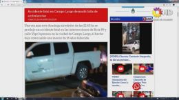 ACCIDENTE FATAL EN CAMPO LARGO DESNUDÓ FALTA DE AMBULANCIAS | CHACO | 23.09