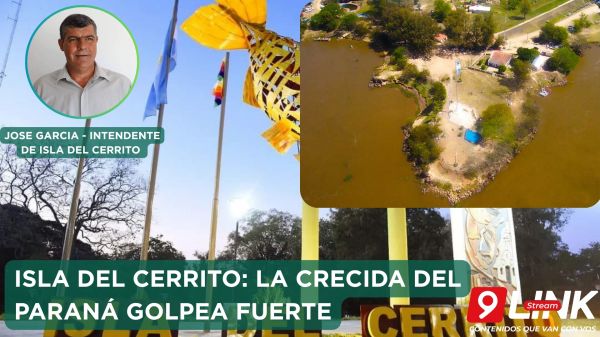 ISLA DEL CERRITO: LA CRECIDA DEL PARANÁ GOLPEA FUERTE
