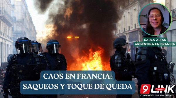 CAOS EN FRANCIA: SAQUEOS Y TOQUE DE QUEDA